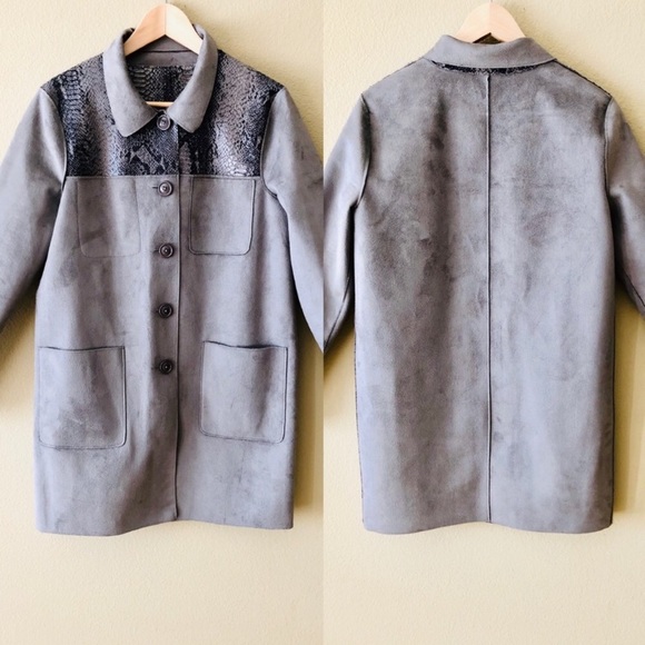 MARCIANO⚡️Luxury Python Print Reversible Jacket_S - Picture 5 of 8